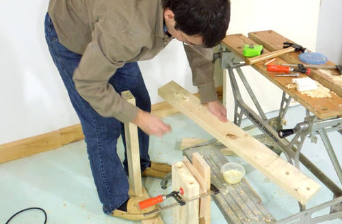 Estructura para mesa de taller - Enredando No Garaxe